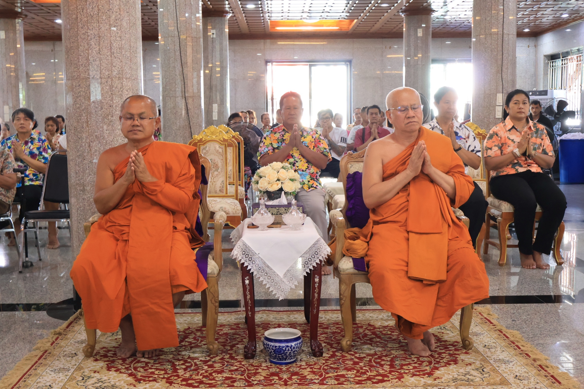 วัดกวิศราราม ราชวรวิหาร ทำบุญอุทิศถวายให้แก่อดีตเจ้าอาวาส บูรพาจารย์ บรรพบุรุษและสรงน้ำพระ เพื่อความเป็นสิริมงคล" เนื่องในเทศกาลวันสงกรานต์ ประจำปี 2569