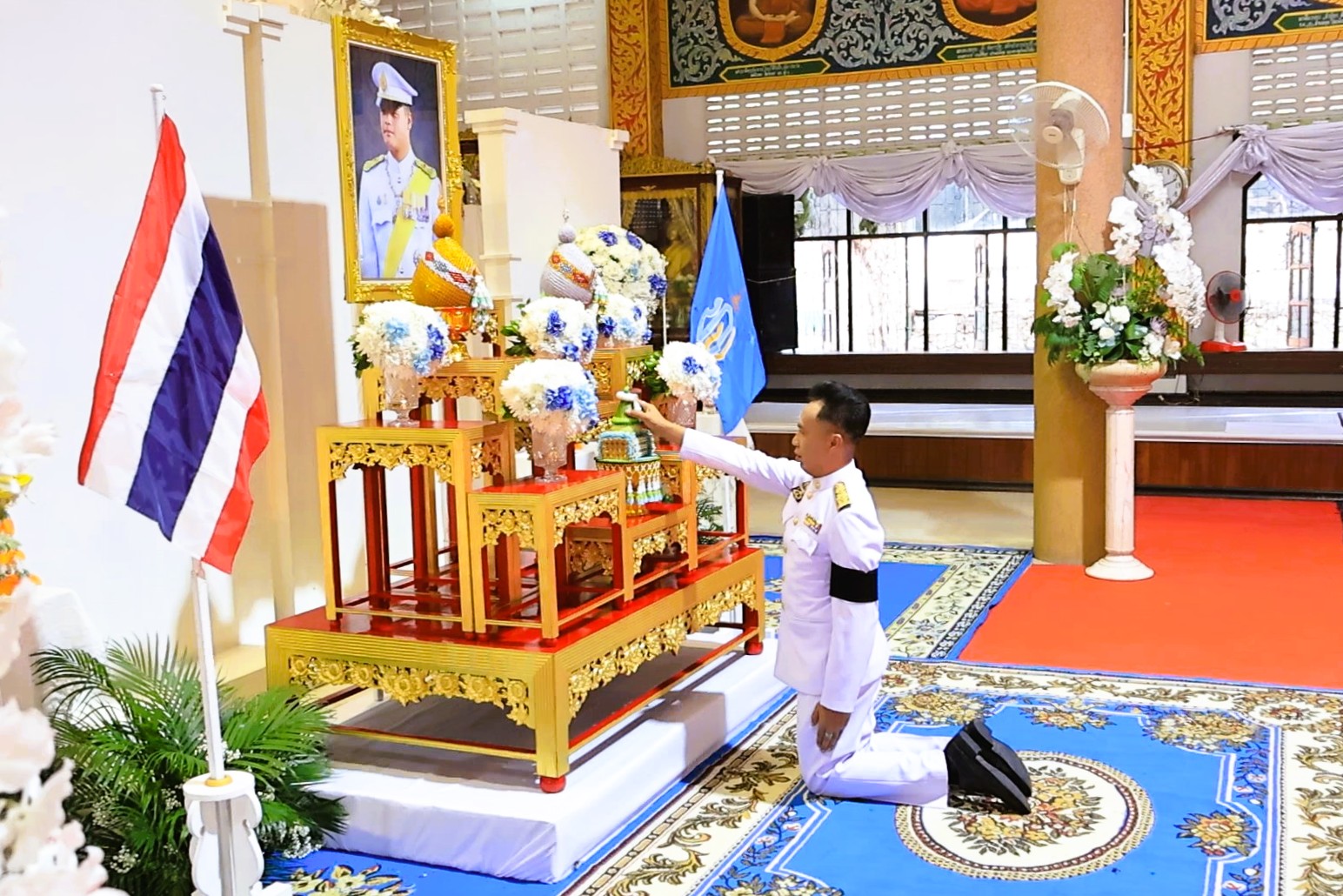 จังหวัดลพบุรี พิธีเจริญพระพุทธมนต์และทำบุญตักบาตรเฉลิมพระเกียรติสมเด็จพระเจ้าลูกยาเธอ เจ้าฟ้าทีปังกรรัศมีโชติ มหาวชิโรตตมางกูร สิริวิบูลยราชกุมาร เนื่องในโอกาสวันคล้ายวันประสูติ ๒๙ เมษายน ๒๕๖๙