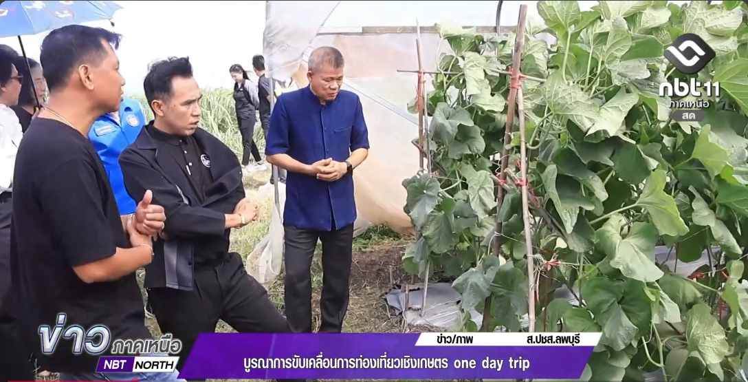  ลพบุรี บูรณาการขับเคลื่อนการท่องเที่ยวเชิงเกษตร one day trip